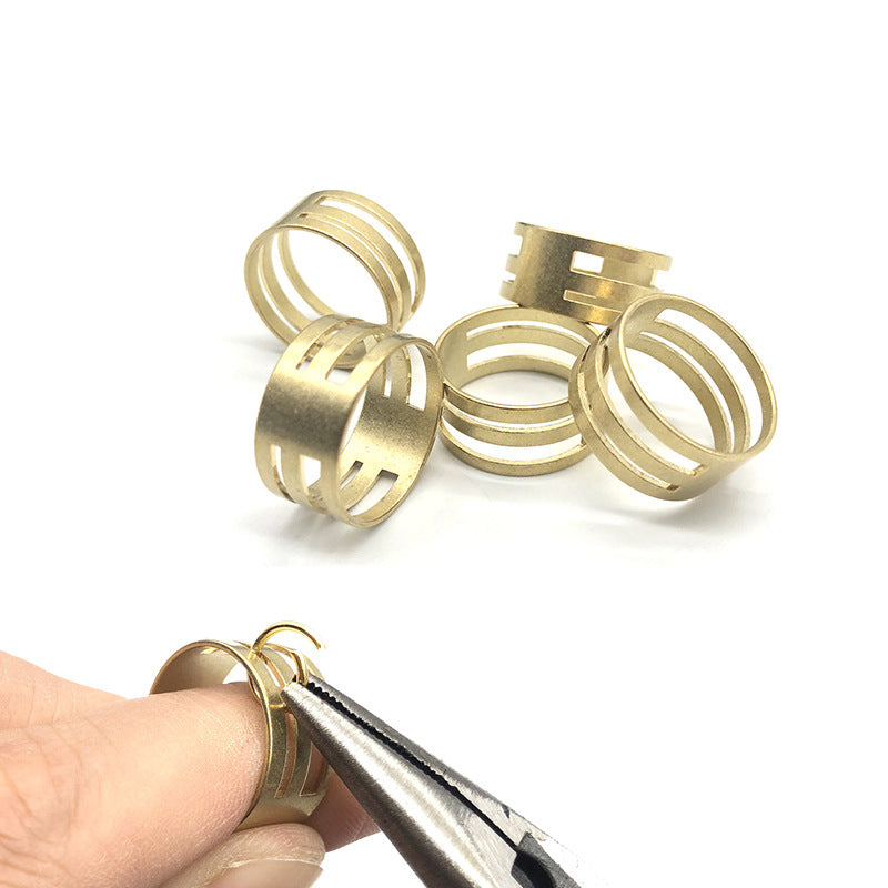 Jump Ring Opener,Copper Open Ring Auxiliary Tool, Buckle Ring, Jewelry Ring Practical Manual Closed Ring