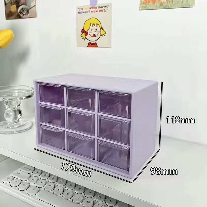 9 Drawer Container,jewelry collection box