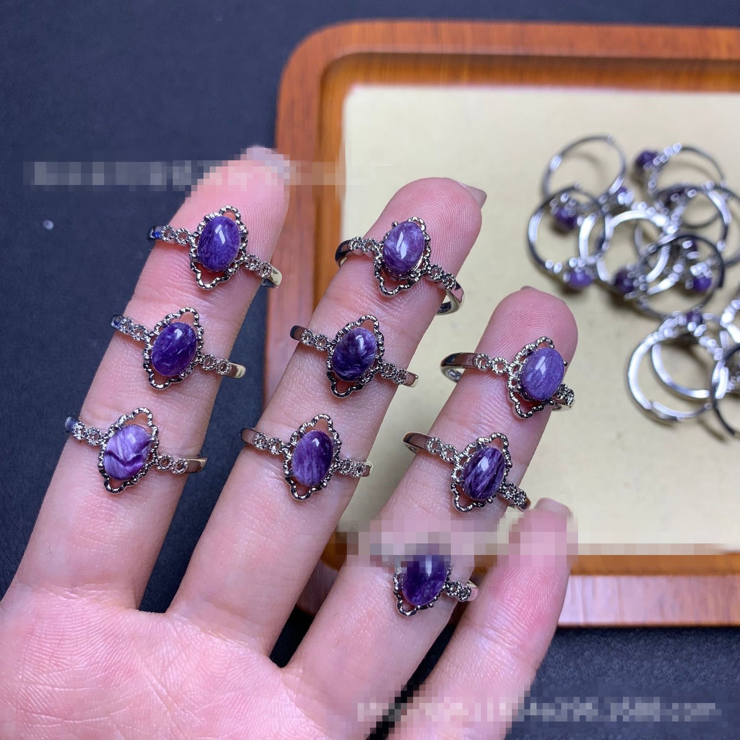 Charoite Ring