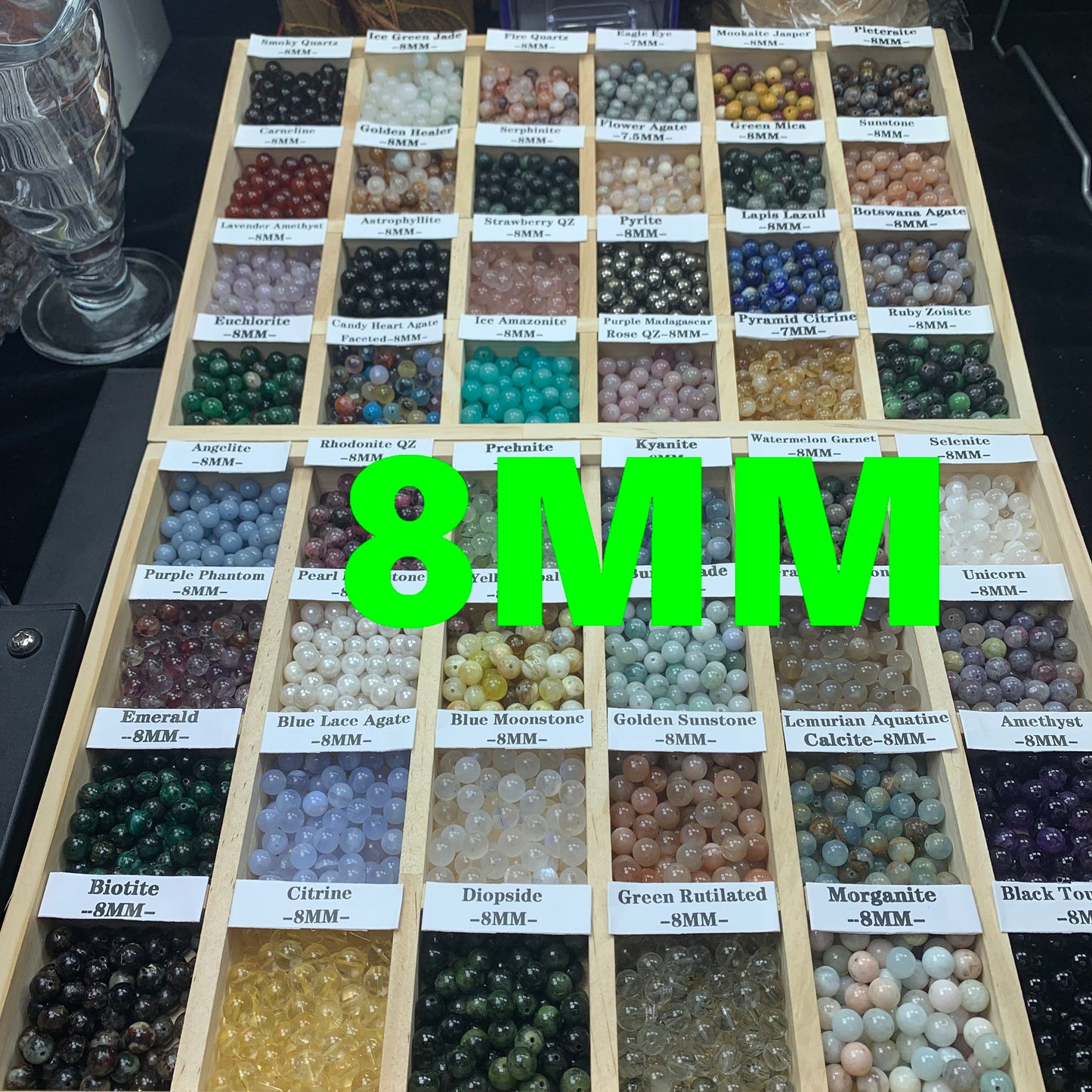 8MM Natural Crystal Beads for Bracelet,lovskaya Crystal