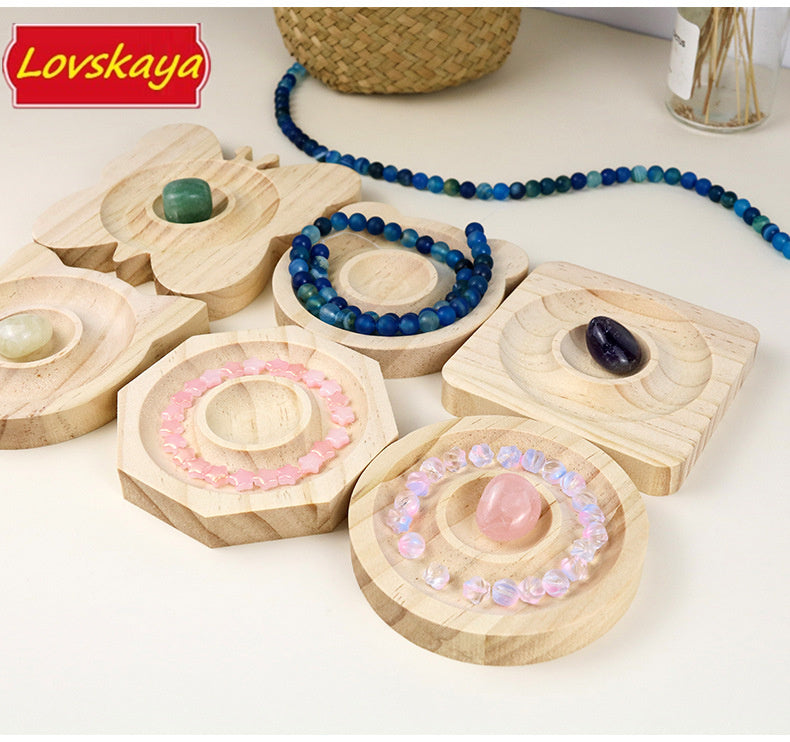 Bracelet Tray,Bracelet Board,Loose Beads Diy Board,Natural Crystal Bead Bracelet Diy Tools,Bracelet Display Tray