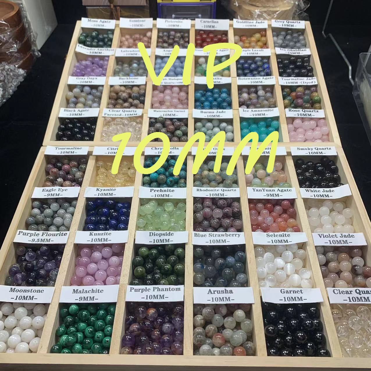 10MM VIP Natural Crystal Beads for Bracelet