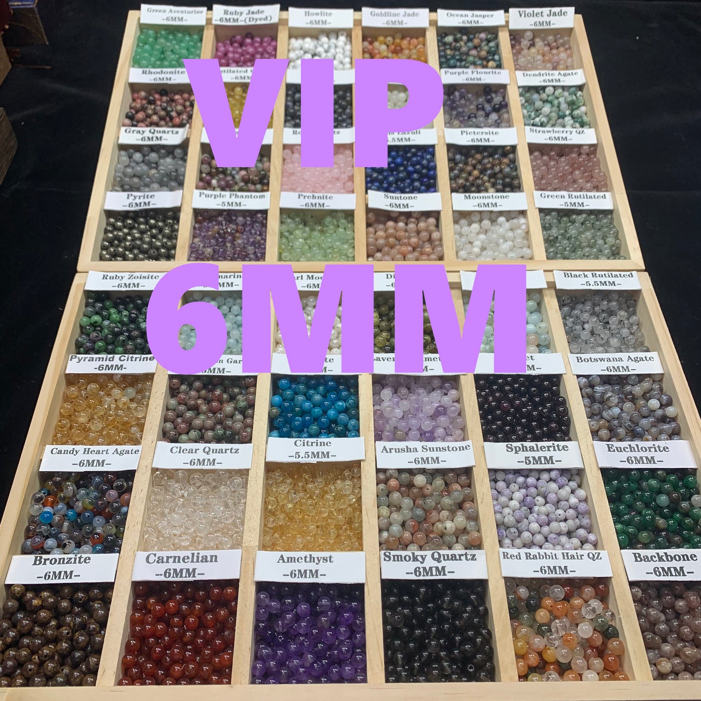 6MM VIP Natural Crystal Beads for Bracelet,DIY