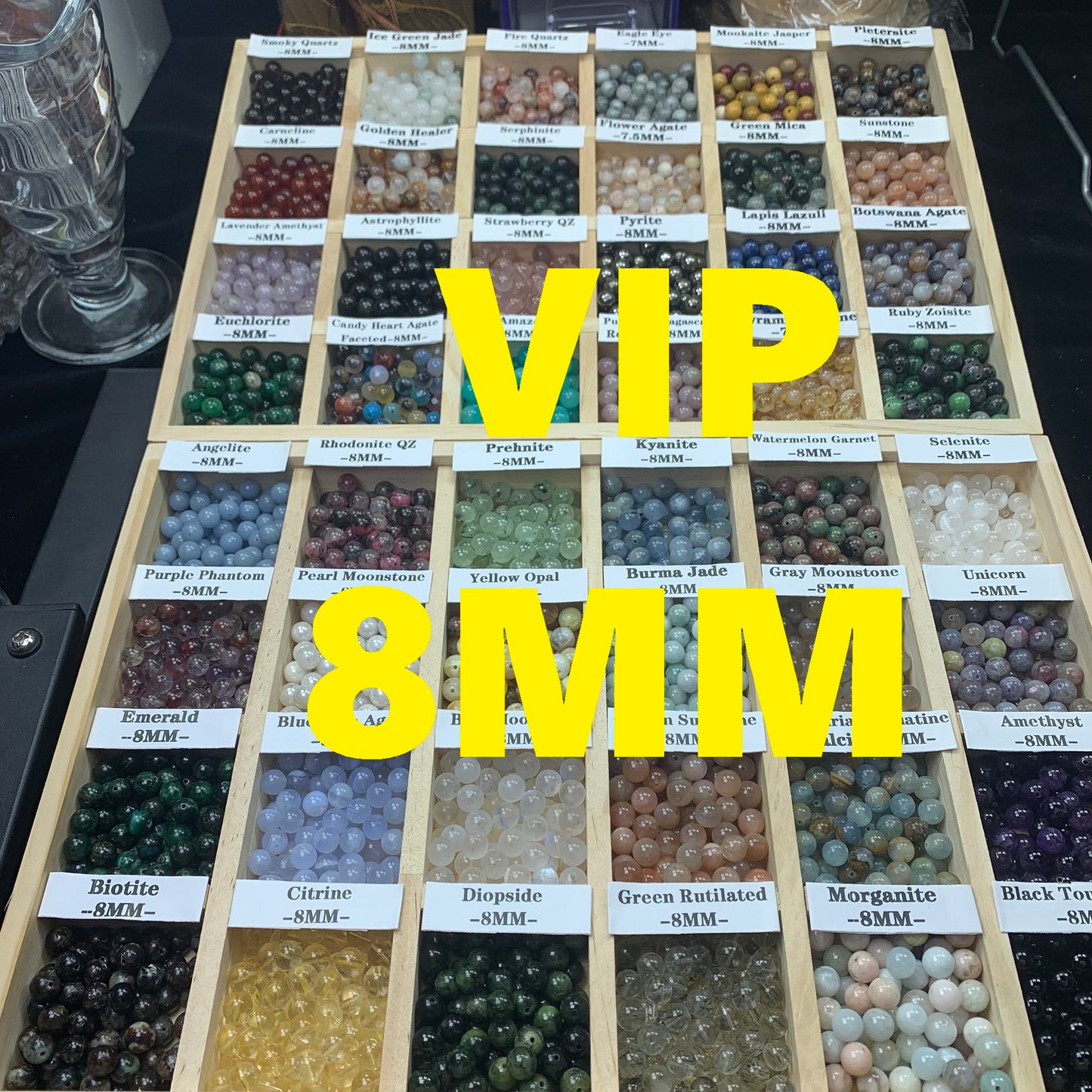 8MM VIP Natural Crystal Beads for Bracelet,lovskaya Crystal