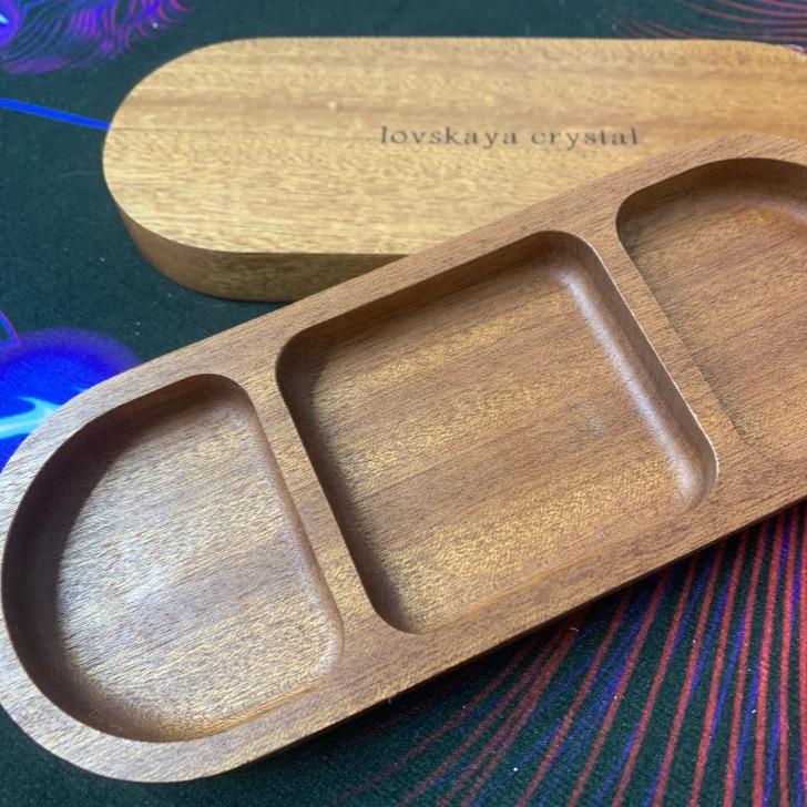 Multifunction Bead DIY Long Wooden Tray