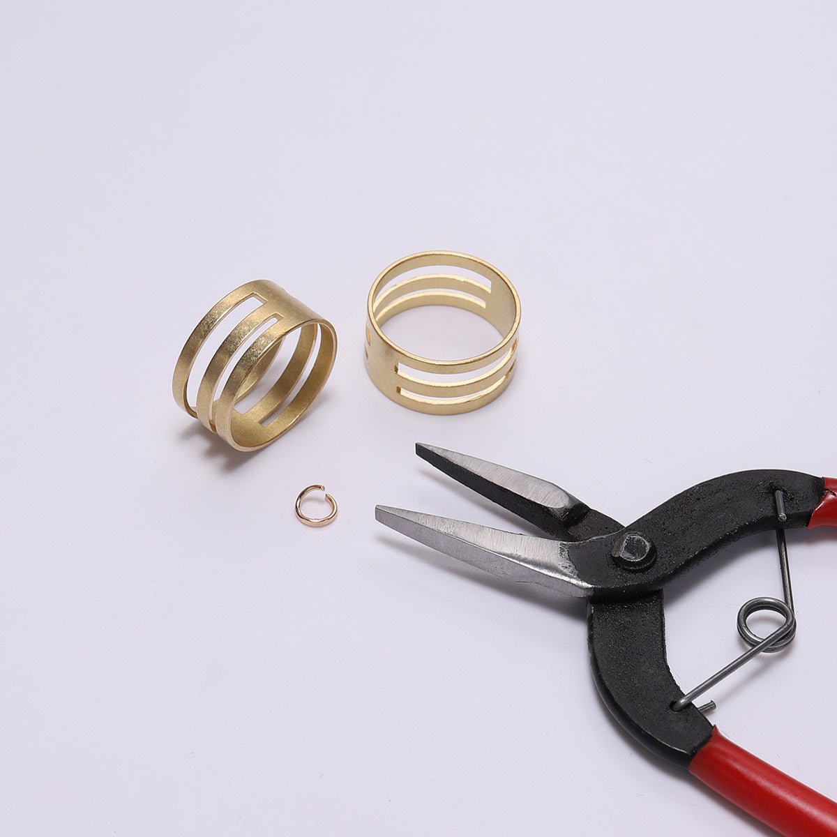 Jump Ring Opener,Copper Open Ring Auxiliary Tool, Buckle Ring, Jewelry Ring Practical Manual Closed Ring