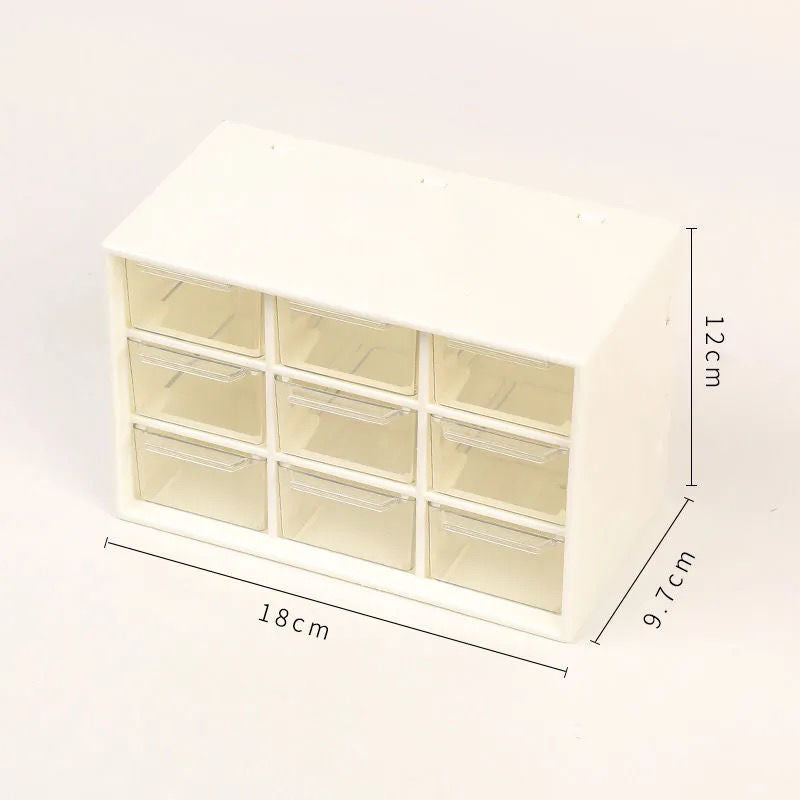 9 Drawer Container，jewelry collection box