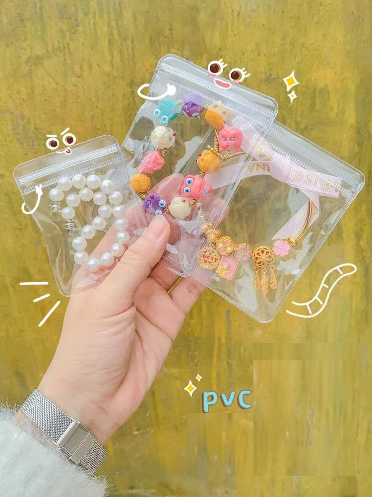 PVC Transparent Jewelry Packaging Bag