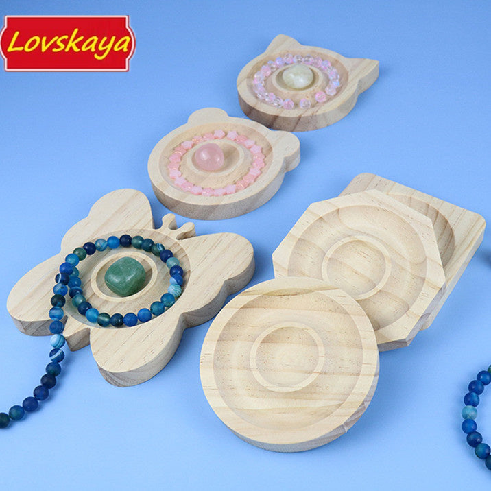 Bracelet Tray，Bracelet Board，Loose Beads Diy Board，Natural Crystal Bead Bracelet Diy Tools，Bracelet Display Tray
